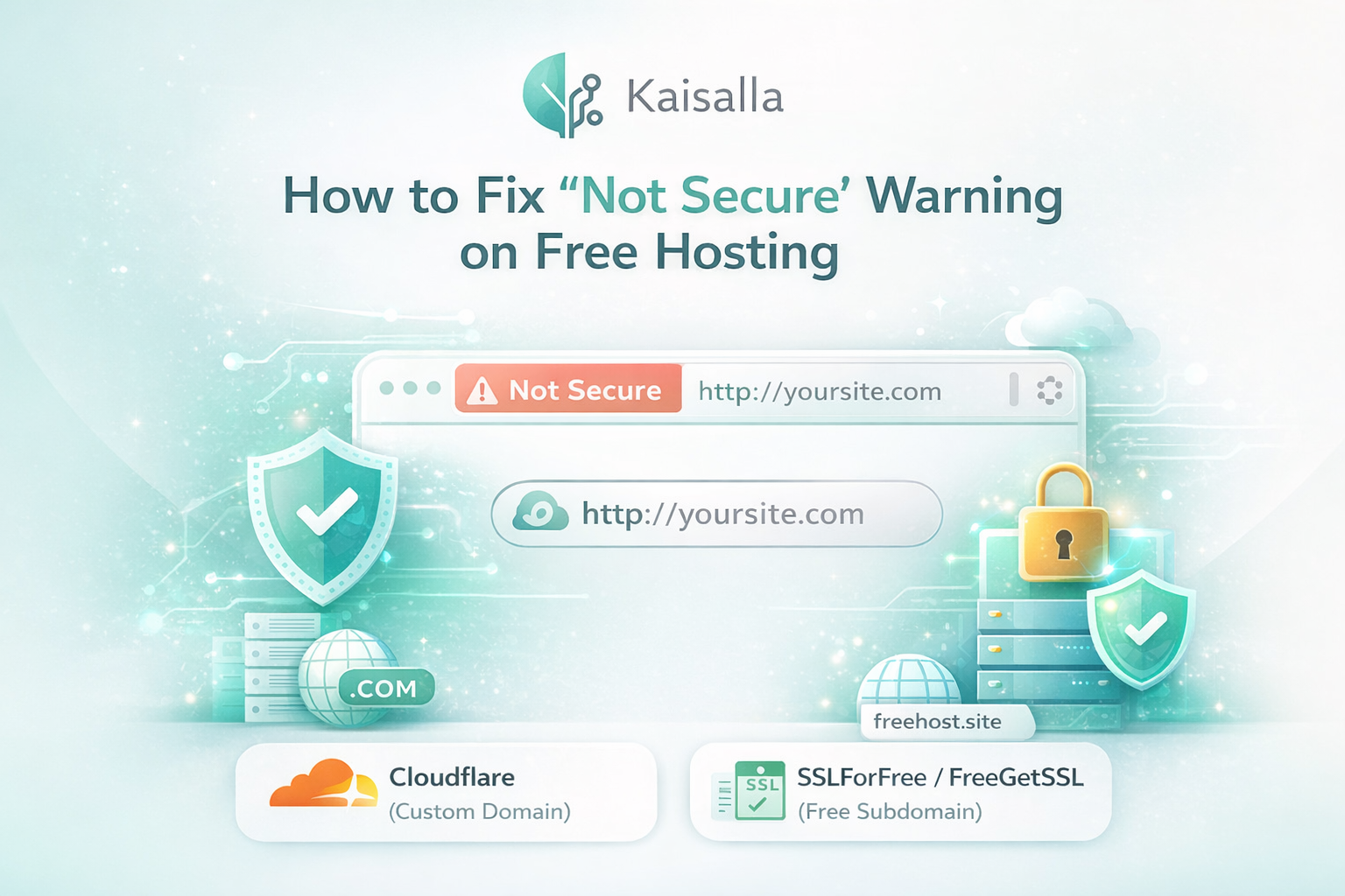 Fix "Not Secure" Warning on Free Hosting